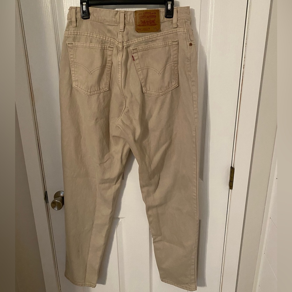 Levi’s, size 16, regular length, tan, khaki